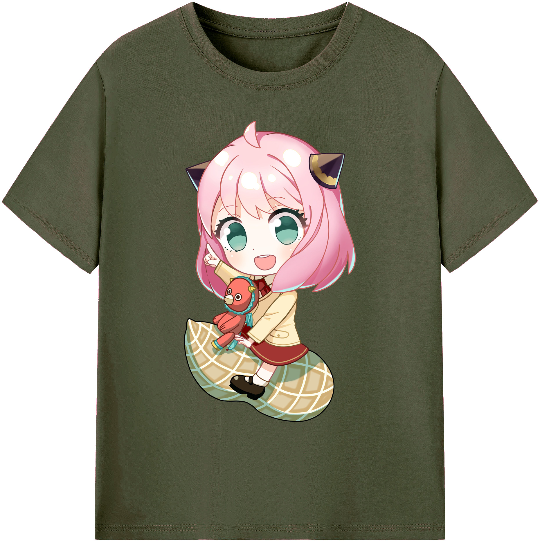 （画像用） SPY×FAMILY间谍家家酒 綿100％ メンズ半袖Tシャツ｜肌触りやわらか＆通気性